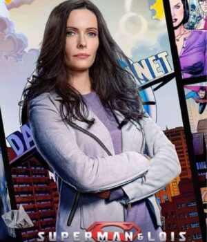  	Superman and Lois Lane Real Leather Jacket