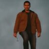  	Superman and Lois Clark Kent Brown Cotton Jacket