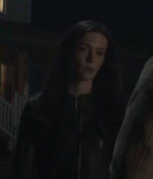  	Superman and Lois Lane Leather Black Jacket