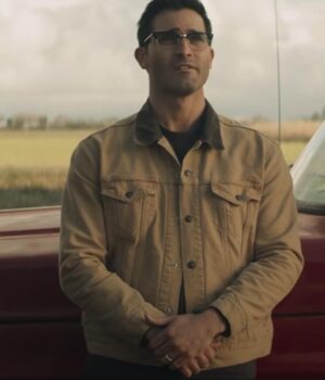  	Superman and Lois Tyler Hoechlin Brown Cotton Jacket