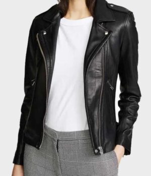  	Superman and Lois Lane Biker Leather Jacket