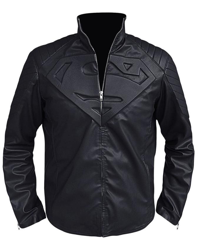 Superman Smallville Black Jacket Superman Smallville Black Jacket
