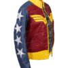 Wonder Woman Princess Diana Maroon Leather Jacket Wonder Woman Princess Diana Maroon Leather Jacket