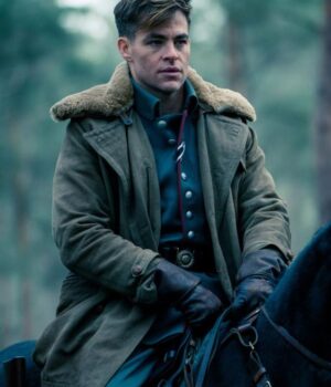  	Steve Trevor Wonder Woman Cotton Brown Coat