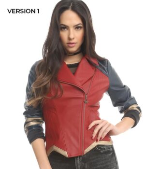  	Wonder Woman Diana of Themyscira Leather Jacket
