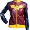  	Wonder Woman Diana of Themyscira Leather Jacket