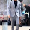  	Ryan Gosling The Gray Man 2022 Notch Collar Formal Grey Suit