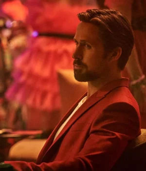  	The Gray Man Ryan Gosling Red Dinner Blazer