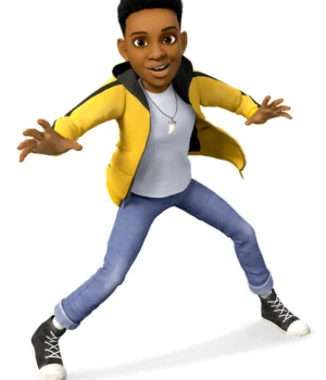  	Jurassic World Camp Cretaceous Darius Bowman Yellow Hoodie