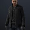  	Uncharted Rafe Adler Black Bomber Jacket