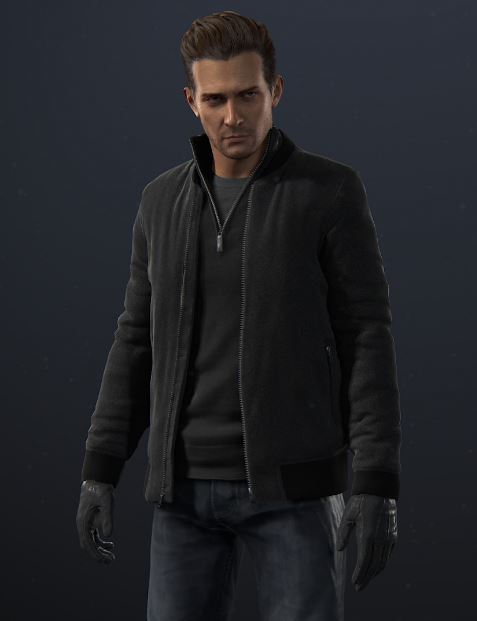 Uncharted Rafe Adler Black Bomber Jacket Uncharted Rafe Adler Black Bomber Jacket