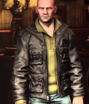  	Charlie Cutter Uncharted 4 Leather Jacket