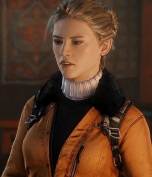  	Elena Fisher Uncharted Leather Jacket