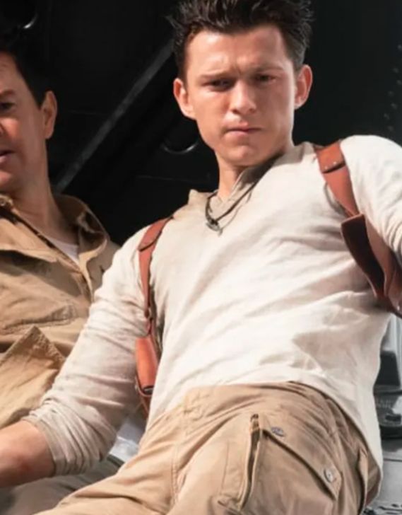 Tom Holland Uncharted White Shirt Tom Holland Uncharted White Shirt