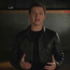  	Tom Holland Uncharted Black Leather Jacket