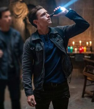  	Uncharted Nathan Drake Black Trucker Jacket