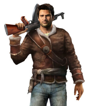 	Uncharted 2 Nathan Drake Leather Jacket