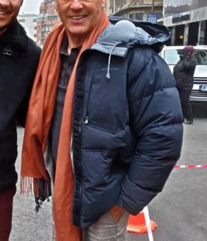 	Michael Keaton The Protege Puffer Hooded Jacket