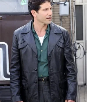  	The Many Saints of Newark Johnny Soprano Black Leather Jacket