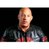  	Bloodshot Vin Diesel Black Red Quilted Biker Jacket