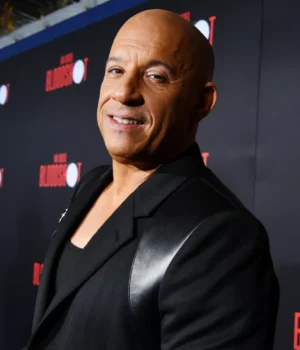  	Vin Diesel Bloodshot Event Black Blazer Coat