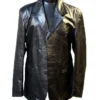  	Mission Impossible 2 Tom Cruise Black Leather Coat