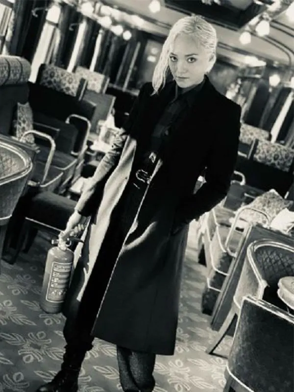Pom Klementieff Mission Impossible 07 Black Trench Coat Pom Klementieff Mission Impossible 07 Black Trench Coat