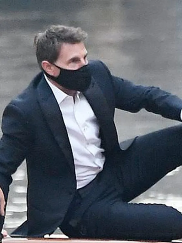 Tom Cruise Mission Impossible 7 Black Blazer Coat Tom Cruise Mission Impossible 7 Black Blazer Coat