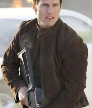  	Tom Cruise Mission Impossible 03 Brown Suede Jacket