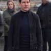  	Tom Cruise Mission Impossible Fallout 06 Black Suede Jacket