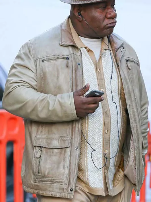 Ving Rhames Mission Impossible Fallout Distressed Leather Jacket Ving Rhames Mission Impossible Fallout Distressed Leather Jacket