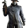  	Watch Dogs Alone Long Leather Coat