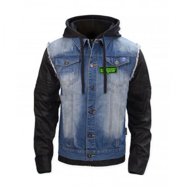 Watch Dogs Game T Bone Grady Denim Jacket With Hood Watch Dogs Game T Bone Grady Denim Jacket With Hood