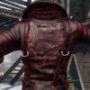  	Nuka Raider Fallout 4 Red Long Leather Coat