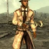  	Fallout 4 Mysterious Stranger Trench Coat