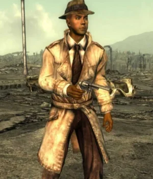  	Fallout 4 Mysterious Stranger Trench Coat