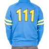  	Fallout 4 Vault Blue Bomber Jacket