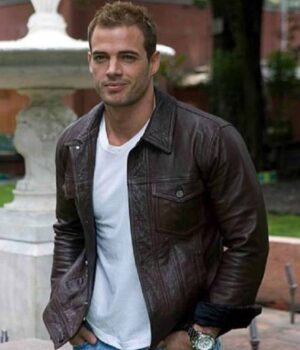  	William Levy Resident Evil The Final Chapter Leather Trucker Jacket