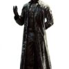  	Resident Evil 5 Albert Wesker Black Leather Trench Coat