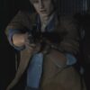  	Resident Evil 2 Leon Scott Kennedy Brown Leather Jacket