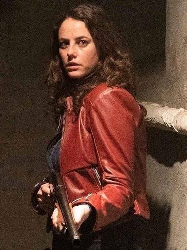 Kaya Scodelario Resident Evil Welcome to Raccoon City Red Jacket Kaya Scodelario Resident Evil Welcome to Raccoon City Red Jacket