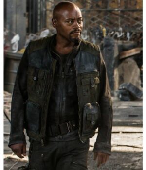  	Fraser James Resident Evil The Final Chapter Leather Jacket