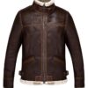  	Leon Kennedy Resident Evil 4 Shearling Jacket