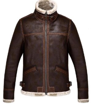  	Leon Kennedy Resident Evil 4 Shearling Jacket