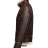  	Leon Kennedy Resident Evil 4 Shearling Jacket
