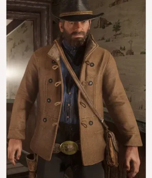  	Arthur Morgan RDR2 Brown Scout Cord Jacket