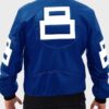  	David Puddy Seinfeld 8 Ball Blue Bomber Jacket