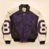  	Michael Hoban 8 Ball Logo Purple and Black Jacket