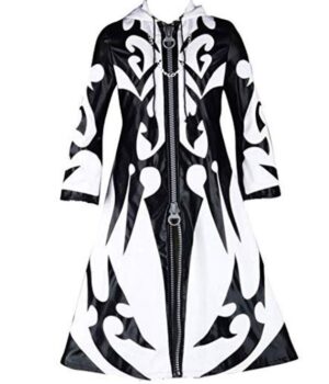  	Kingdom Hearts Xemnas Long Leather Coat