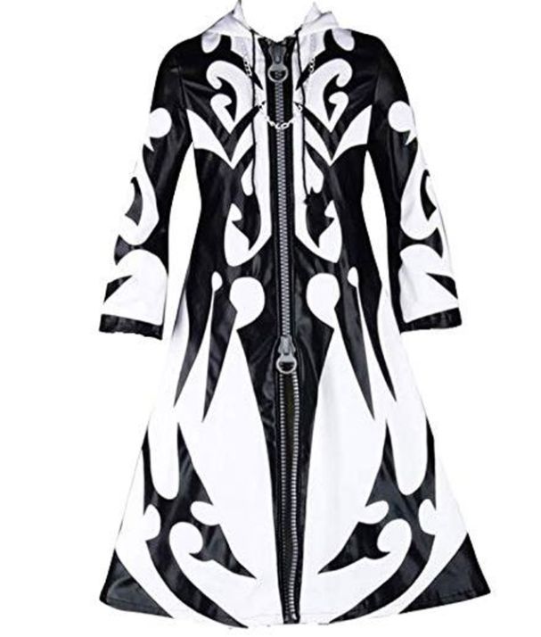 Kingdom Hearts Xemnas Long Leather Coat Kingdom Hearts Xemnas Long Leather Coat